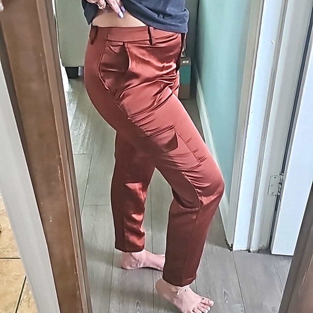 NWT Bailey 44 Copper High Rise Cargo Pants